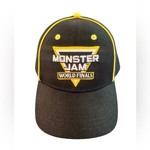 NWT monster Jam world finals black and yellow hat